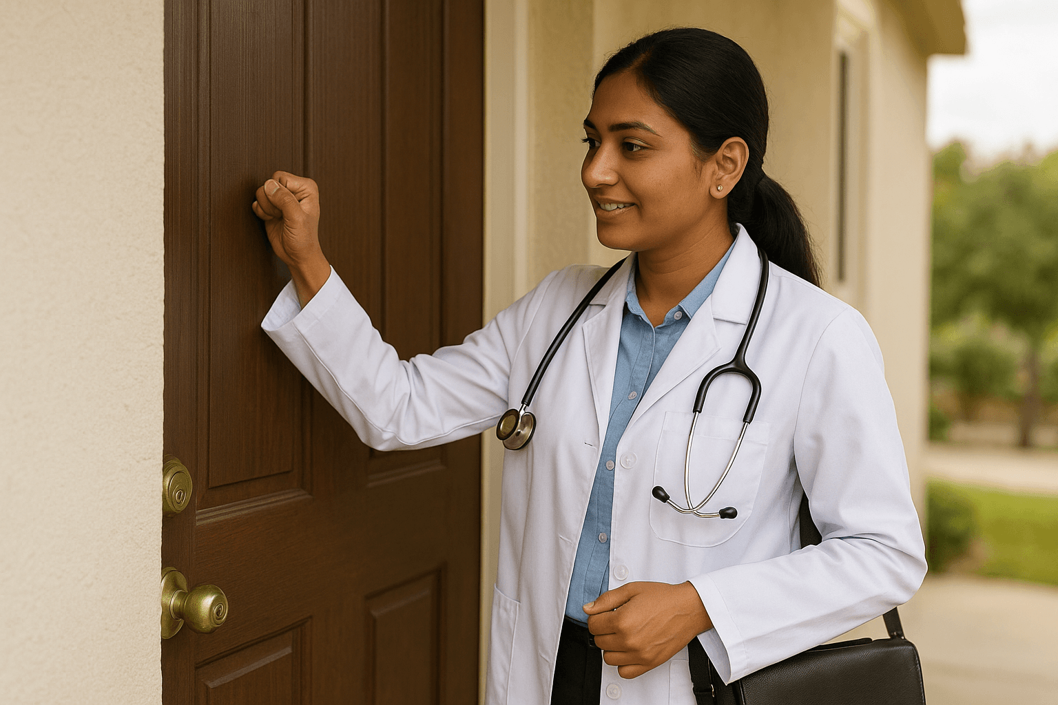 Doctor providing #1 at-home wellness services in Delhi